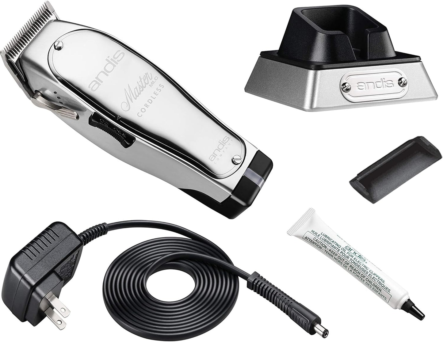 Andis Master Cordless Lithium Clipper - Silver